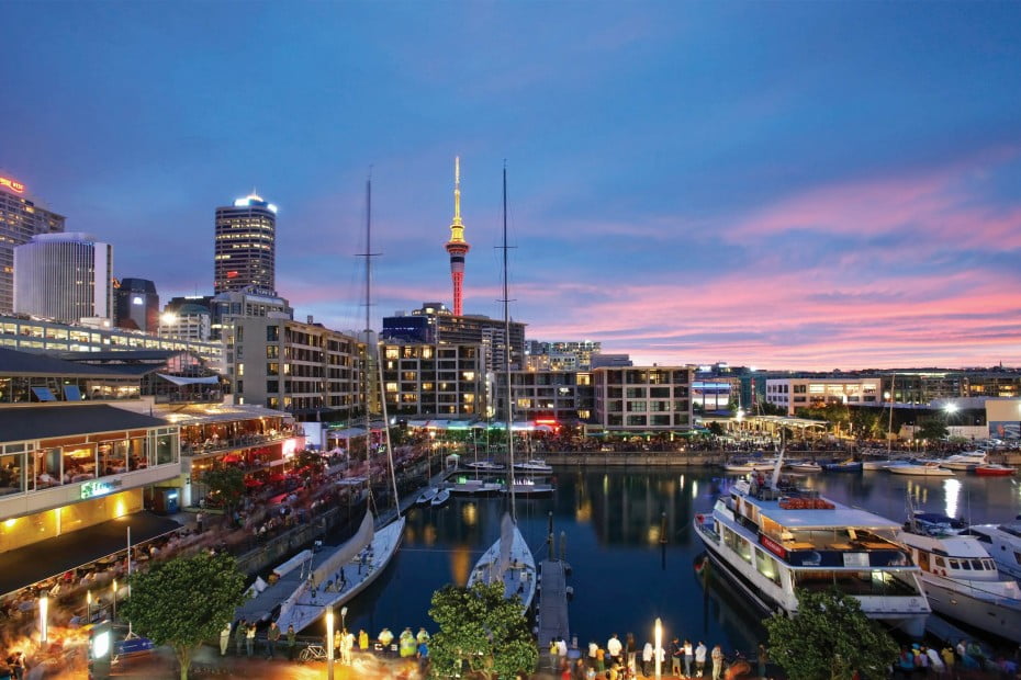 Sunset-at-Auckland-Harbour-Festival-Auckland