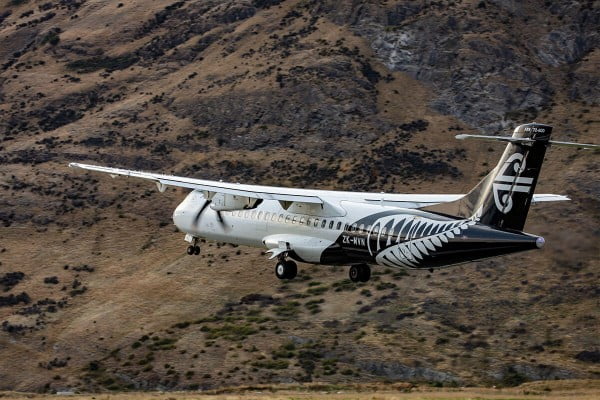Air New Zealand ATR Exterior in flight
