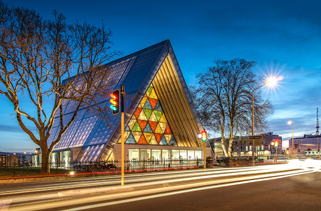 Cardboard Cathedral, Christchurch, New Zealand. 