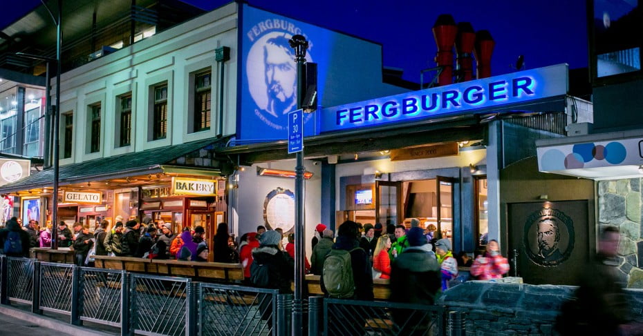 Fergburger, Queenstown, New Zealand. 