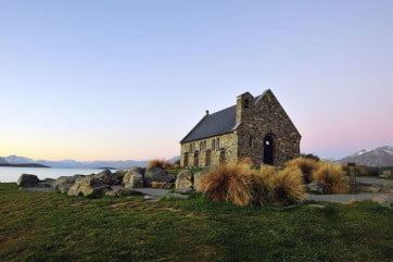Church of the Good Shepherd, Lake Tekapo, South Island, New Zealand. 