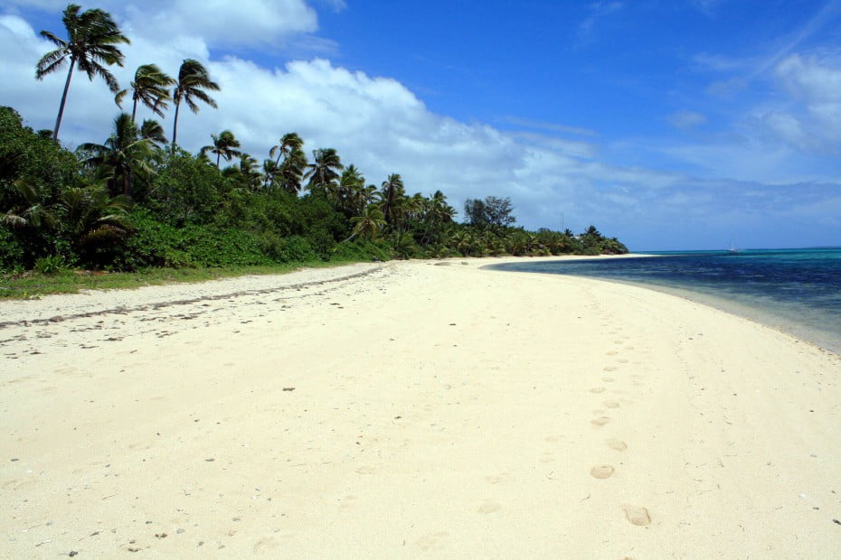 Fafa beach, Tonga. 