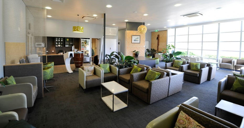Air New Zealand Rarotonga International Lounge. 
